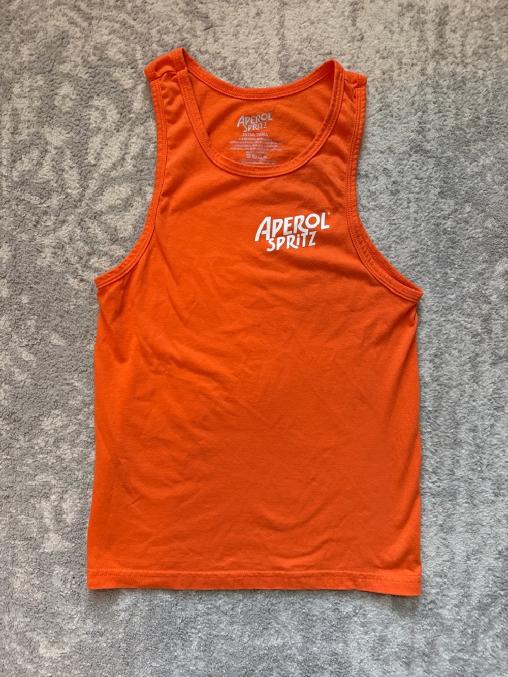Aperol Spritz Women's Orange Tank Top size XS
